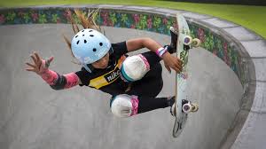 Sky brown is a talented young skateboarder from japan who participated in the 2016 vans us open pro series, becoming the youngest ever girl to compete in the event. Young Small But Mighty Skateboarder Sky Brown Shreds Path Toward Olympics Baltimore Sun