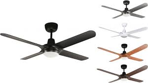It has a rating of 4.7 with 46 reviews. Buy Ventair Spyda 140cm Fully Moulded 4 Blade Ceiling Fan With Light Harvey Norman Au