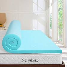 Nelaukoko 2 Inch Memory Foam Mattress Topper Queen Mattress Pad Ventilated Gel Bed Foa In 2020 Memory Foam Topper Bed Mattress Memory Foam Memory Foam Mattress Topper