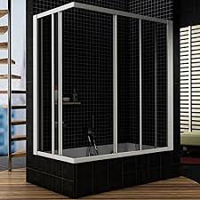 La vasca da bagno è il luogo del benessere e del relax, è un vezzo che si inserisce nel proprio ambiente domestico contro la frenesia dei tempi gli stili. Box Sopra Vasca In Cristallo Opaco 4 Mm Due Lati 115 120 X 70 Cm Amazon It Fai Da Te