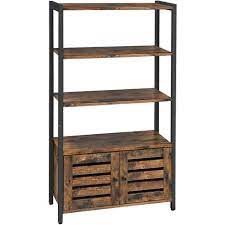Trouvez etagere de style industriel dans acheter et vendre | achetez et vendez des articles meuble de style industriel étagère avec 3 tablettes et 4 tiroirs inspiration conteneur tout en métal. Vasagle Bibliotheque Meuble De Rangement Style Industriel Avec 3 Etageres Et 2 Portes Battantes Pour Salon