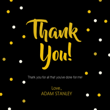 Mind your p's and q's Create Free Thank You Greeting Cards Postermywall