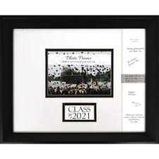 Graduation photo frame a beautiful frame with a graduate hat to attach your photo too. Class Of 2021 Autograph Graduation Plastic Photo Frame 15 5in X 12 5in Party City