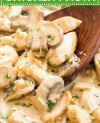 This dish is great served with vegetables over top or keep it simple with just the cream, noodles. Chicken Mushroom Pasta So Creamy And Easy Plated Cravings