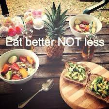 Eat Better Not Less Workout Food Nutrition Healthy