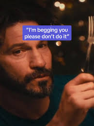 Michael Throws Fork Standing Up