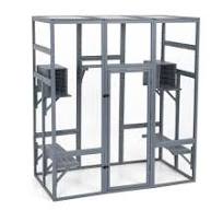 Coziwow 62″L Walk-In Wooden Cat Enclosure