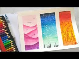 In this tutorial i'll show you how to use watercolor pencils and we'll create a wat. Bookmarks Using Watercolor Pencils Tutorial For Beginners Youtube Watercolor Pencil Art Watercolor Art Lessons Watercolor Painting Techniques