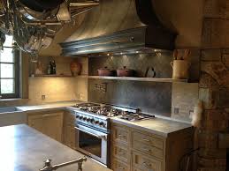 custom zinc backsplashes
