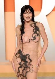 Julia Fox Goes Almost Naked in Sheer Dress at Vanity Fair 2025 Oscars  Party | Glamour