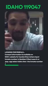 Miguel Antonio Alarcon, IDOC #: 119047, Age: 28. Offences : Murder I &  Controlled Substance-Possession of #penpal #idaho #jpay #penpalcommunity  #inmate #penpalling #newfriends #penpalwanted #tiktok ...