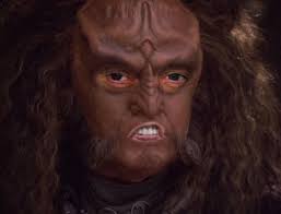 Steve Buscemi with Gowron eyes and Gowron with Steve Buscemi eyes