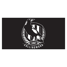 Round 6 v west coast fever. Collingwood Magpies Flag Pole Flag Quality Outdoor Flag