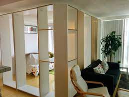 For my single room flat, i was looking for a nice and beautiful way to part my room into a living area and a sleeping area. Making A Pax Room In The Living Room Ikea Hackers