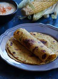 Sweet Corn Paratha Recipe How To Make Sweet Corn Roti Recipe Blend With Spices