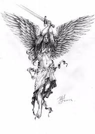 Cherubs, female angels, male angels and archangels are beautiful characters to make a nice tattoo. Spectacular Warrior Angel Gabriel Tattoo Angel Gabriel Tattoo Archangel Tattoo Angel Warrior Tattoo Warrior Tattoos