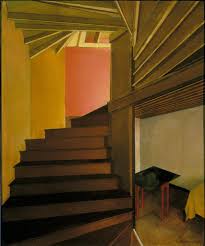 dreamof horses charles sheeler staircase redhouse ca american painting interior art staircase pinterest
