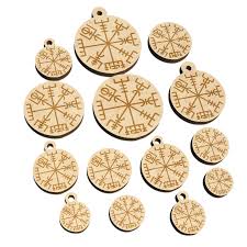 The tyr rune also marked the graves of ss men, thus replacing the christian cross. Viking Vegvisir Norse Protection Rune Wood Mini Charms Shapes Diy Craft Jewelry No Hole Various Sizes 16pcs Walmart Com Walmart Com