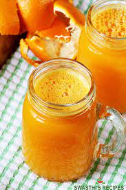 Orange Juice Recipe How To Make Orange Juice Swasthi S Recipes