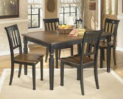 Tables come in various shapes, including oval, round, rectangular, square, and triangle to match your home's interior design. Ashley Owingsville 5 Pc Rectangular Dining Room Table 4 Side Chairs On Sale At Bargains And Buyouts Serving Tri County West Chester And Winton Woods In Cincinnati Oh