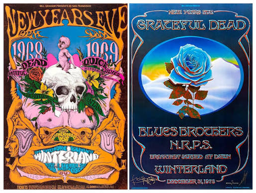 Grateful Dead's New Year's Eve shows history