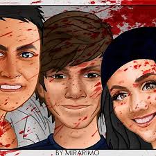 Vincent, Winter and Kai Anderson" Poster by Mirarimo