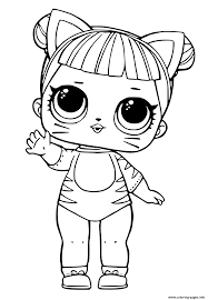 32 free tiger coloring pages printable. Lol Doll Tiger Cat Cute Coloring Pages Printable