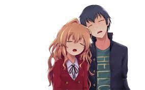 Toradora Aisaka Taiga Takasu Ryuuji 1080p Wallpaper Hdwallpaper Desktop Toradora Studio Shoot Wallpaper