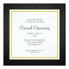 Grand Opening Business Professional Black Gold Invitation Zazzle Com In 2020 Grand Opening Invitations Gold Invitations Grand Opening