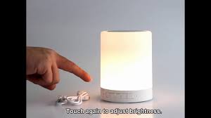 Led Bluetooth Speaker With Night Light Leadleds Youtube
