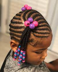 Hair styles for black girls with beads. Black Beginner Easy Little Girl Hairstyles With Beads Novocom Top
