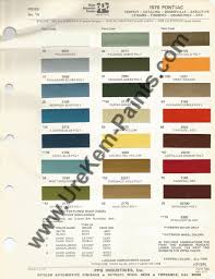 1970 Pontiac Gto Judge Colors Schema Diagram Data