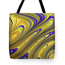 Black And Yellow Totes On Sale Wavy Yellow Lines Tote Bag For Sale By Elisabeth Lucas Yellow Line Bags Tote Bag