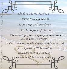 Free Beach Wedding Invitation Wordings Samples Wedding Invitation Quotes Beach Wedding Invitations Funny Wedding Invitations