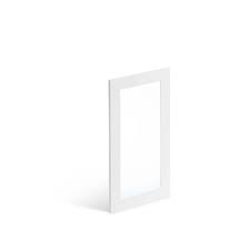 Maybe you would like to learn more about one of these? Valleywood Cabinetry Single 18 Inw X 42 Inh Glass Door Shaker Flat Panel Pure White In The Kitchen Cabinet Doors Department At Lowes Com