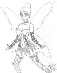 The gallery presents you with various coloring pages that can be done for free. Gothic Tinkerbell Coloring Pages Coloring And Drawing