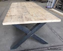 tafelbladen standaard bladen en maatwerk weijbv nl industriele tafel tafel ontwerp rustieke eettafel