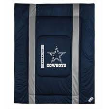 Dallas cowboys 2 piece twin comforter and sham set (1nfl/86200/0009/edc) (b54). Nfl Twin Comforter Sidelines Football Bed Dallas Cowboys Target
