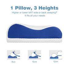 Amazon Orthopedic Memory Foam Contour Bed Pillow For Sleeping With Adjustable Height Just 14 99 W Code Reg 29 98 Memory Foam Pillow Bed Pillows Pillows