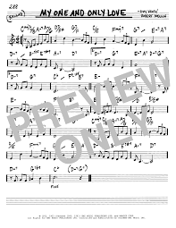 My one and only cat manga: Robert Mellin My One And Only Love Atstanton S Sheet Music