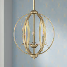 Possini Euro Design Antique Gold Orb Pendant Chandelier 16 Wide Modern 3 Light Fixture For Dining Room House Foyer Kitchen Walmart Com Walmart Com