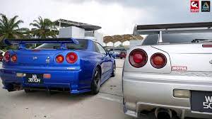 Harga kereta nissan gtr r34. Skyline R34 Blue Godzilla Youtube