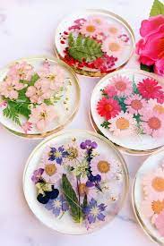 Maybe you would like to learn more about one of these? Diy Pressed Flower Coasters Ehow Com Diy Resin Crafts Diy Resin Flowers Pressed Flowers Diy