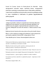 Doc Lucrare De Licenta Disertatie Finante Banci Lucrare De Licenta Finante Banci Drept Managementul Resurselor Umane Marketing Bancar Managementul Proiectelor Marketing In Turism Finante Banci Id Licenteoriginale Lucraredelicenta