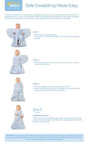 How To Use Halo Sleepsack Swaddle Safe Swaddling Sleep Sack Swaddle Swaddle