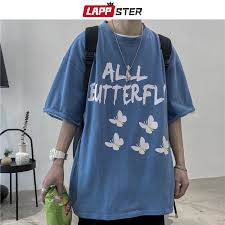 Lappster Men Harajuku Butterfly T Shirts Half Sleeve 2020 Summer Mens Korean Oversized T Shirt Vintage Streetwear Cotton Tees T Shirts Aliexpress This season our designers have reworked these styles with a summery feel. lappster men harajuku butterfly t shirts half sleeve 2020 summer mens korean oversized t shirt vintage streetwear cotton tees