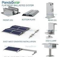 Concrete Block Foundation with Ballast for Flat Roof Mount