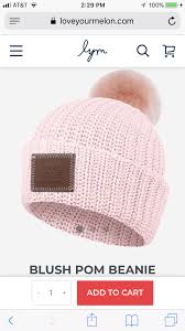 Blush Beanie With Blush Pom From Love Your Melon Fall 2018 Love Your Melon Beanie Love My Melon Love Your Melon