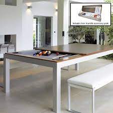 Aramith Fusion Pool Dining Table In Stainless Steel Ping Pong Table Pool Table Dining Table Modern Dining Table