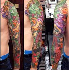 Dragon ball z tattoo sleeve. Thought I D Share My Dbz Sleeve I Had Done 3 Years Ago Dbz